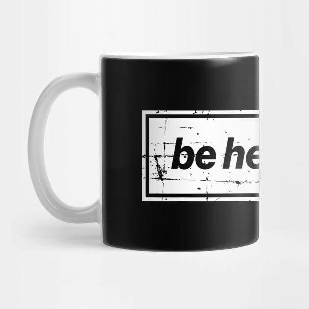 Be Here Now - The Mancunian Indie Anthem White by Butter Creative
